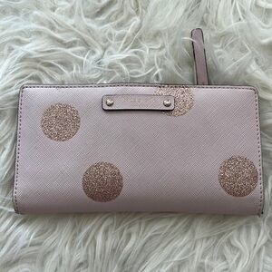 SOLD- Kate Spade light pink wallet